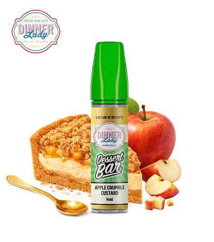 Dinner Lady Dessert Bar | Apple Crumble Custard 60ml